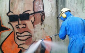 Enlèvement de graffitis et tags à Casablanca